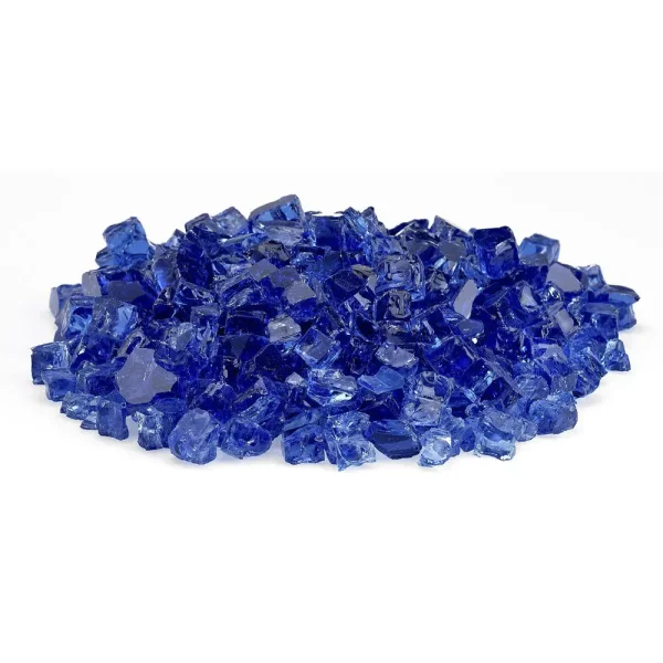 Cobalt Blue Classic Fire Glass -1/2 Inch
