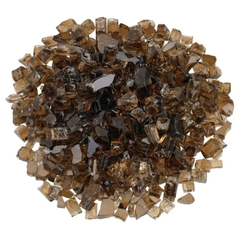 1/2 Inch Copper Classic Fire Glass