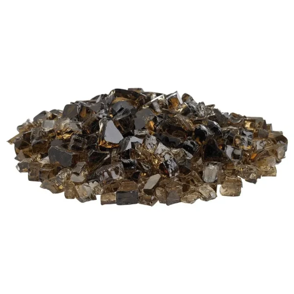 Copper Classic Fire Glass - size 1/2 Inch glass
