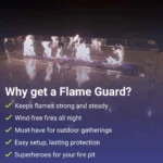 Fire Pit Wind Guard benefits