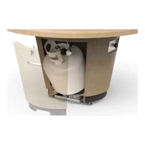 Fire Table with hidden gas tank