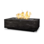 Coronado Wood Grain GRFC Gas Fire Pit - Black