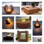 Corten Steel Fire Pits by The Outdoor Plus