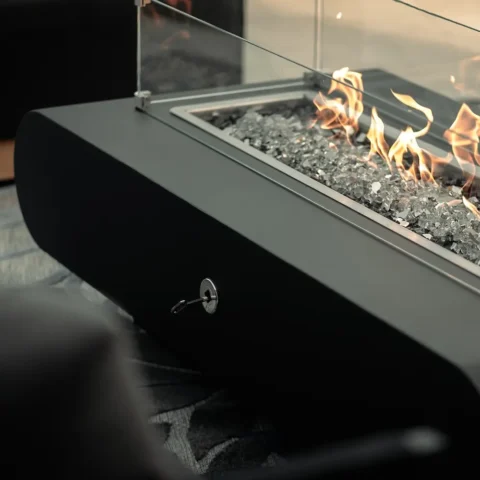 La Jolla Fire Pit Onyx Black