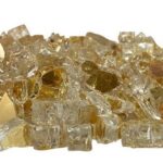 1/2" Gold Reflective Fire Glass for fire pits and fireplaces