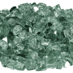Evergreen Reflective Fire Glass for fire pits and fireplaces