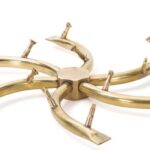 An 18" Brass Bullet Burner for Fire Pits