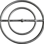 The Outdoor Plus Round Gas Fire Pit Burner Ring OPT-1xx - 18" dia