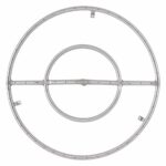 The Outdoor Plus Round Gas Fire Pit Burner Ring OPT-1xx