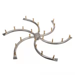 Triple S Stainless Steel Fire Pit Bullet Burner by The Outdoor Plus