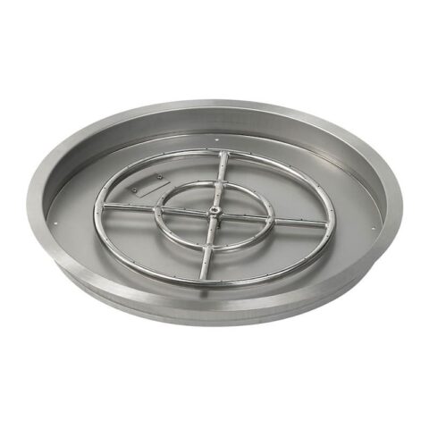 25 Inch Round Drop-In Fire Pit Pan