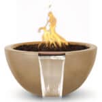 30 Inch Lunar Fire and Water Bowl OPT-LUNFW30 The Outdoor Plus