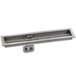Linear Drop-in Fire Pit Pan With Flame Sensing Kit