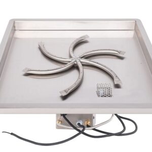 The Outdoor Plus Ready-to-Finish Square Fire Pit 72×72x16