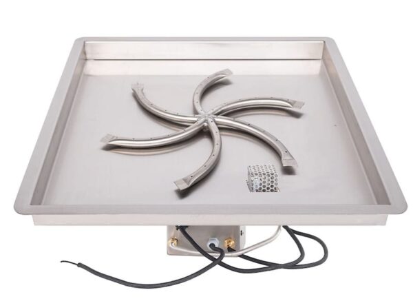 The Outdoor Plus Ready-to-Finish Square Fire Pit 72×72x16