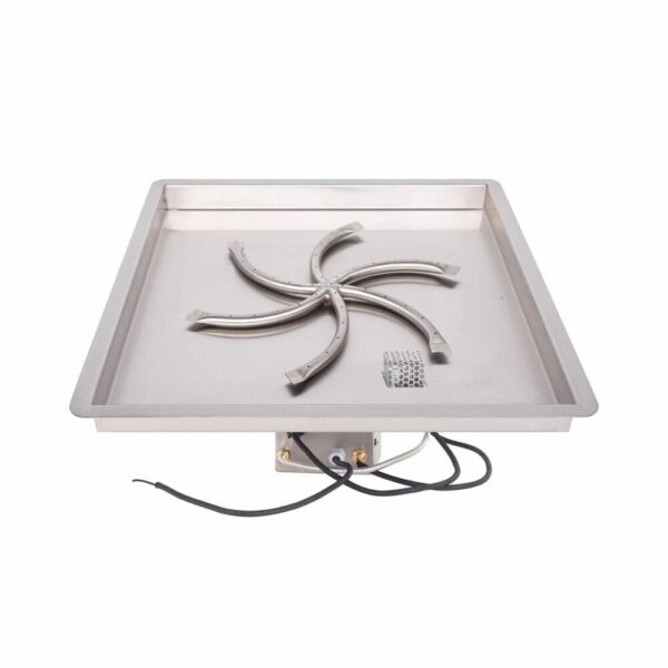 The Outdoor Plus Ready-to-Finish Square Fire Pit 72×72x16