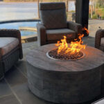 Sequoia GRFC Wood Grain Fire Pit by The Outdoor Plus