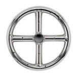 American Fire Glass Fire Pit Burner Single Ring 6"