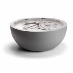 An Image showing the Aluminum Sun Fire Pit Bowl from HPC Fire