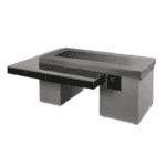 Black Uptown Linear Gas Fire Pit Table UPT-1242