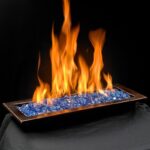 Rectangular Oil Rubbed Bronze Drop-In Pan with Spark Ignition Kit