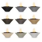 Cazo Fire Bowls GFRC Concrete 24" 31" 36" 48"