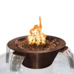 Cazo 4-Way Fire and Water Copper Bowl