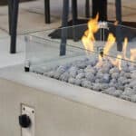 Cove Linear Gas Fire Pit Table - Natural Gray - 54"