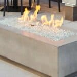 Cove Linear Gas Fire Pit Table - Natural Gray - 54"