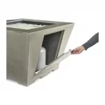 The Outdoor GreatRoom Square Cove Fire Pit Table