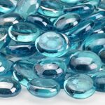 Aqua Blue Luster Fire Beads for Fire Pits by  American Fire Glass