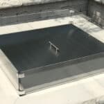 Round Drop-In Fire Pit Pan with Spark Ignition Kit