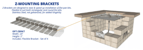 Fire Pit Z Brackets / The Outdoor Plus
