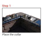 HPC Flex Form Installation Collar for fire pit structure