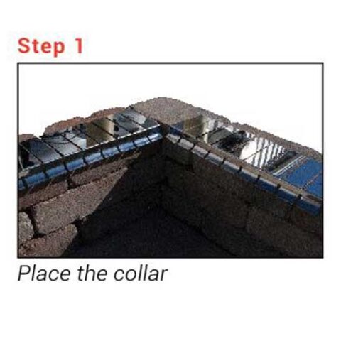 HPC Flex Form Installation Collar for fire pit structure