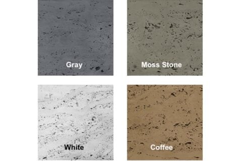 The Outdoor Plus Fire Pit Color options with Rustic Finish