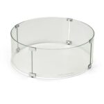 HPC Round 38 Inch Diameter Wind Guard For Fire Pits, WG38-RD