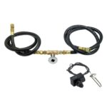 Natural Gas Fire Pit Connection Kit with Spark Ignition