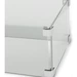Square Fire Pit Wind Guard - The Outdoor Plus