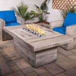 The Outdoor Plus Grove Wood Grain Fire Pit OPT-GRVWG60