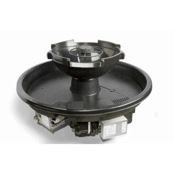 H2Onfire Black Concrete Fire on Water Bowl / HPC Fire