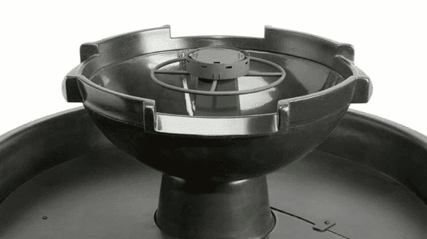 H2Onfire Black Concrete Fire on Water Bowl / HPC Fire