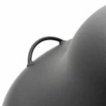 HPC Tall Black Round Aluminum Fire Pit Covers