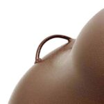HPC Tall Round Aluminum Fire Pit Covers in Copper Vein