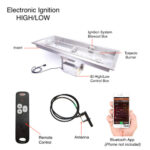 HPC Electronic Ignition Rectangle Insert Torpedo H Burner