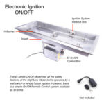 HPC Electronic Ignition Rectangle Insert H Burner