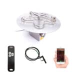 HPC Electronic Ignition Round Flat Insert Penta Burner