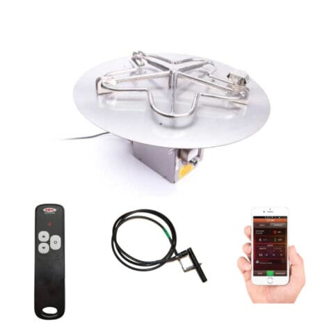 HPC Electronic Ignition Round Flat Insert Penta Burner