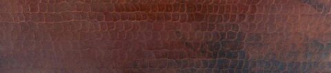 Hammered Copper Fire Pit Finish