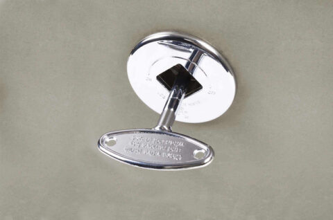 key valve installation on a fire pit